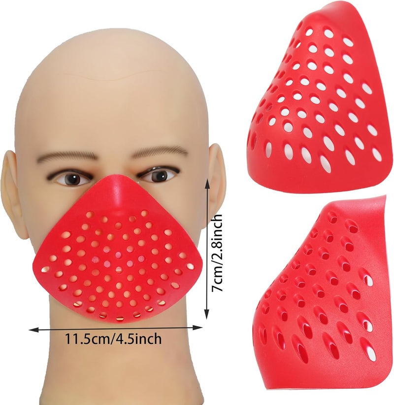 OQUQO 2 Pack 3D Mask Face Shell Inner Bracket for Men -Silicone Faceshell for Spider Cosplay - Face Cover for Airsoft, Paintball, and Costume Masks - Image 3